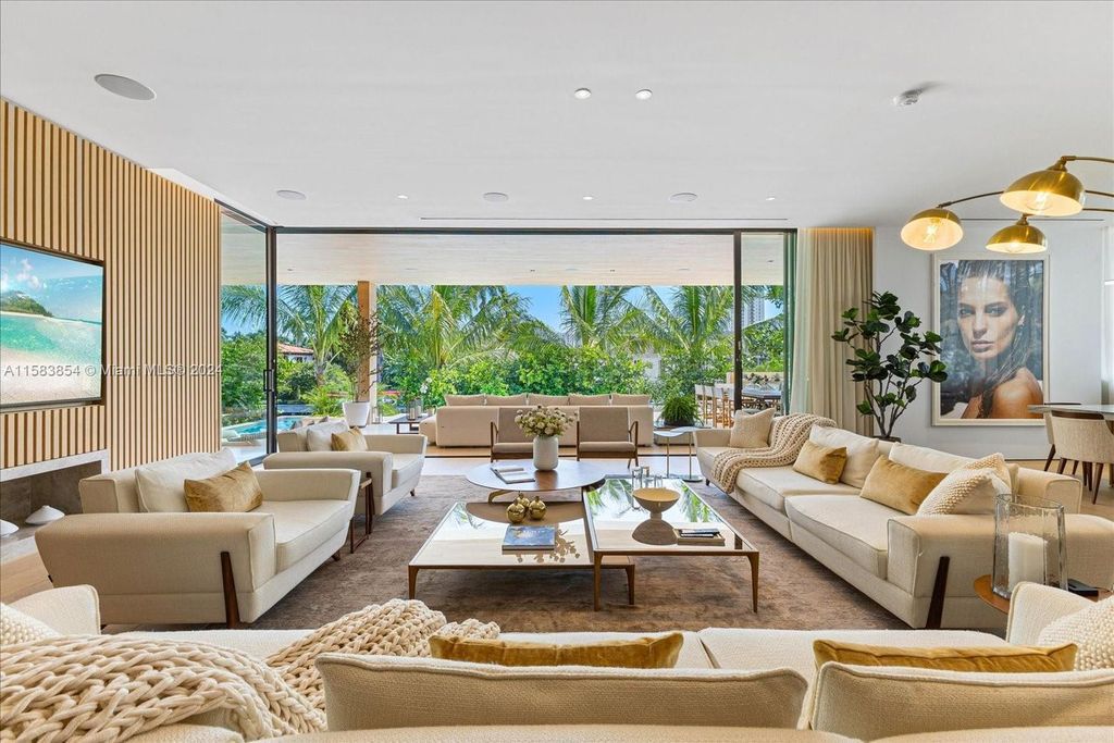 Nestled within Sunset Islands III, this luxurious Miami Beach property at 1510 W 23rd St offers the epitome of waterfront living.