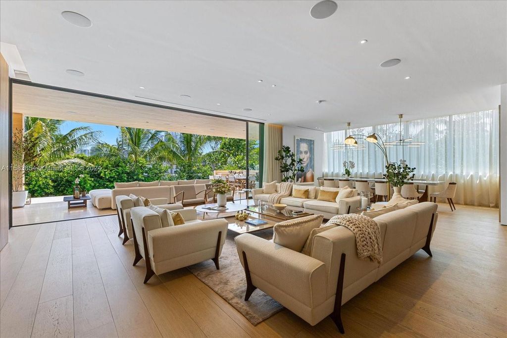 Nestled within Sunset Islands III, this luxurious Miami Beach property at 1510 W 23rd St offers the epitome of waterfront living.