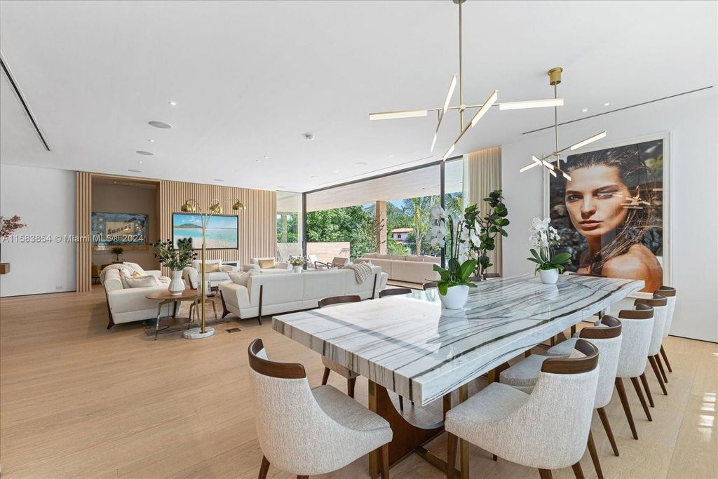 Nestled within Sunset Islands III, this luxurious Miami Beach property at 1510 W 23rd St offers the epitome of waterfront living.
