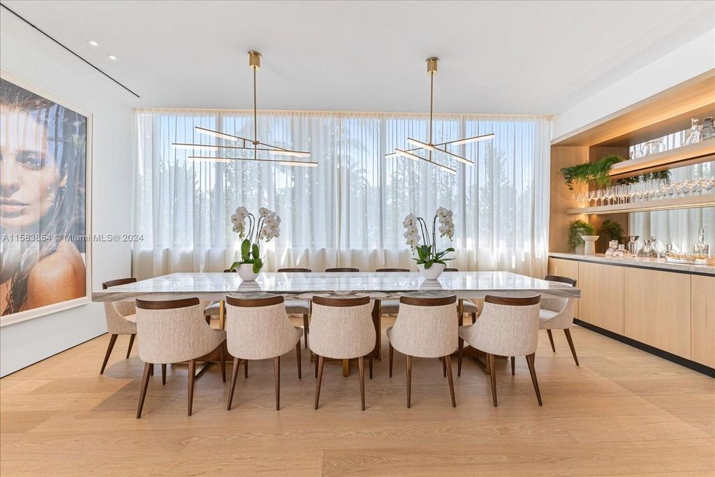Nestled within Sunset Islands III, this luxurious Miami Beach property at 1510 W 23rd St offers the epitome of waterfront living.