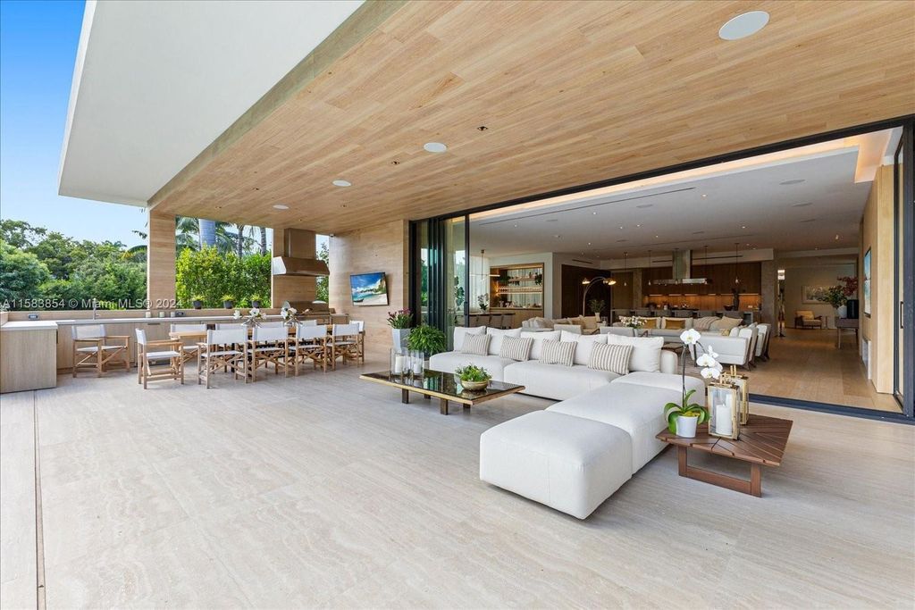 Nestled within Sunset Islands III, this luxurious Miami Beach property at 1510 W 23rd St offers the epitome of waterfront living.
