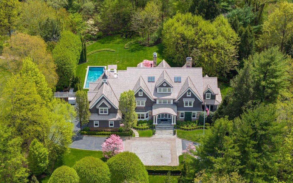 Timeless Sophistication Enchanting Shingle and Stone style Haven in Connecticut for 12.75 Million 1