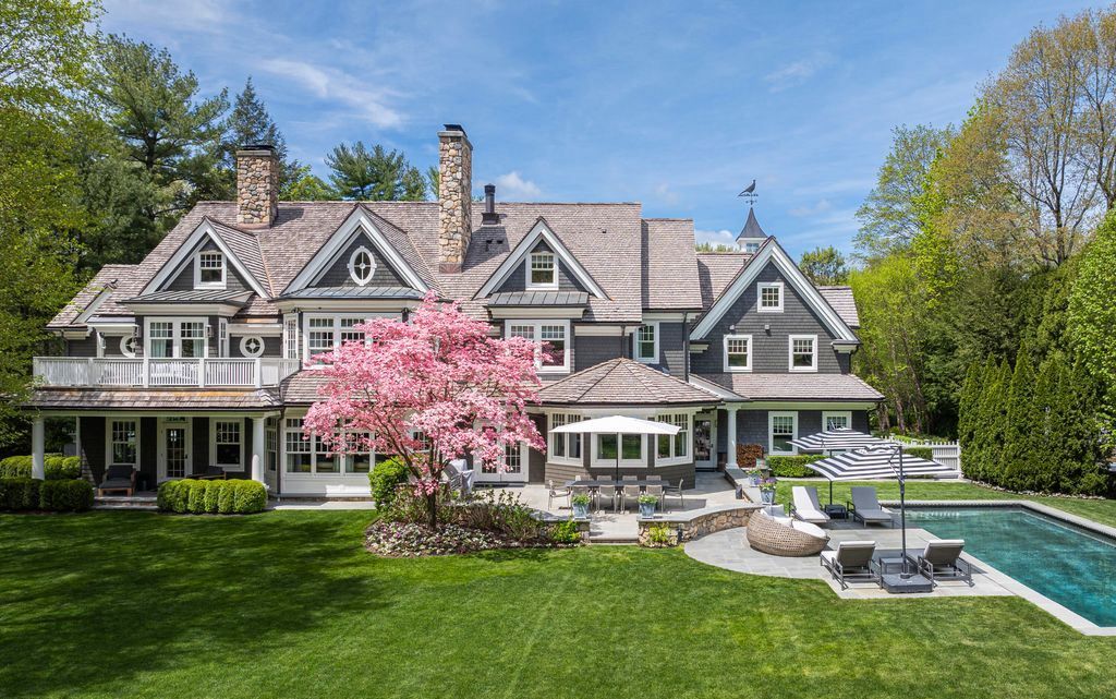 Timeless Sophistication Enchanting Shingle and Stone style Haven in Connecticut for 12.75 Million 3