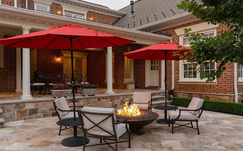 Edgehill Estate Classic All Brick Colonial on 11 Acres for 15 Million 36