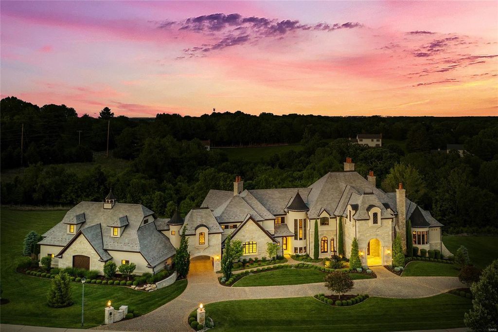 European Estate in Missouri by Architect Dave Schaub Builder Mike Bozich Listed for 10.89 Million 1