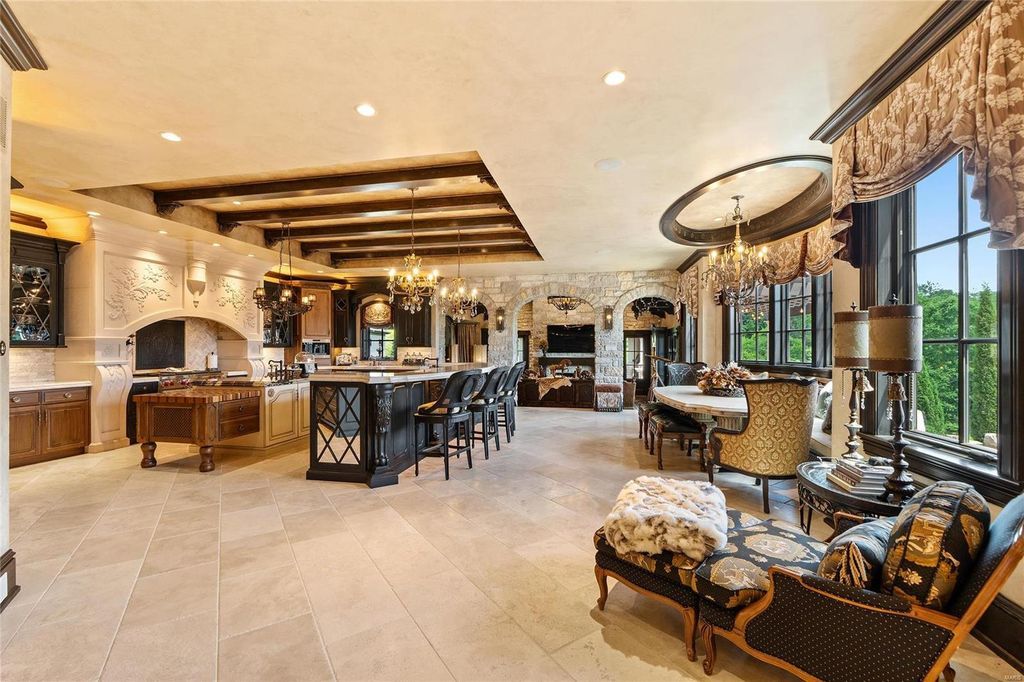 European Estate in Missouri by Architect Dave Schaub Builder Mike Bozich Listed for 10.89 Million 14