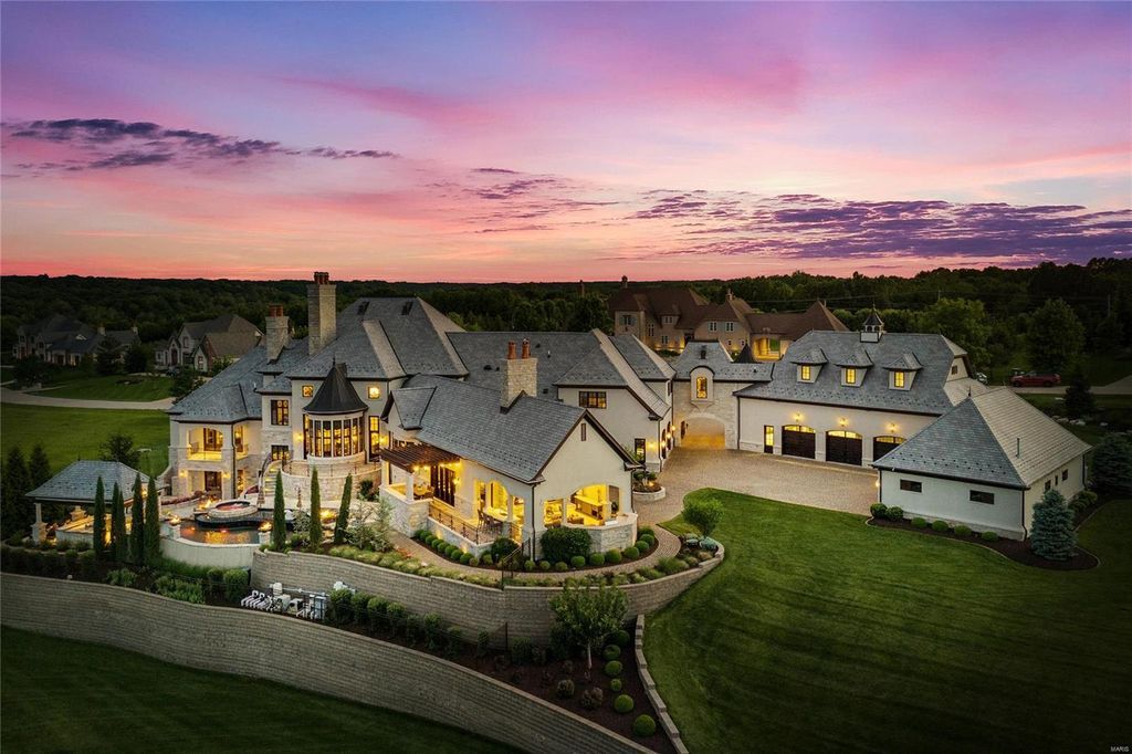 European Estate in Missouri by Architect Dave Schaub Builder Mike Bozich Listed for 10.89 Million 2