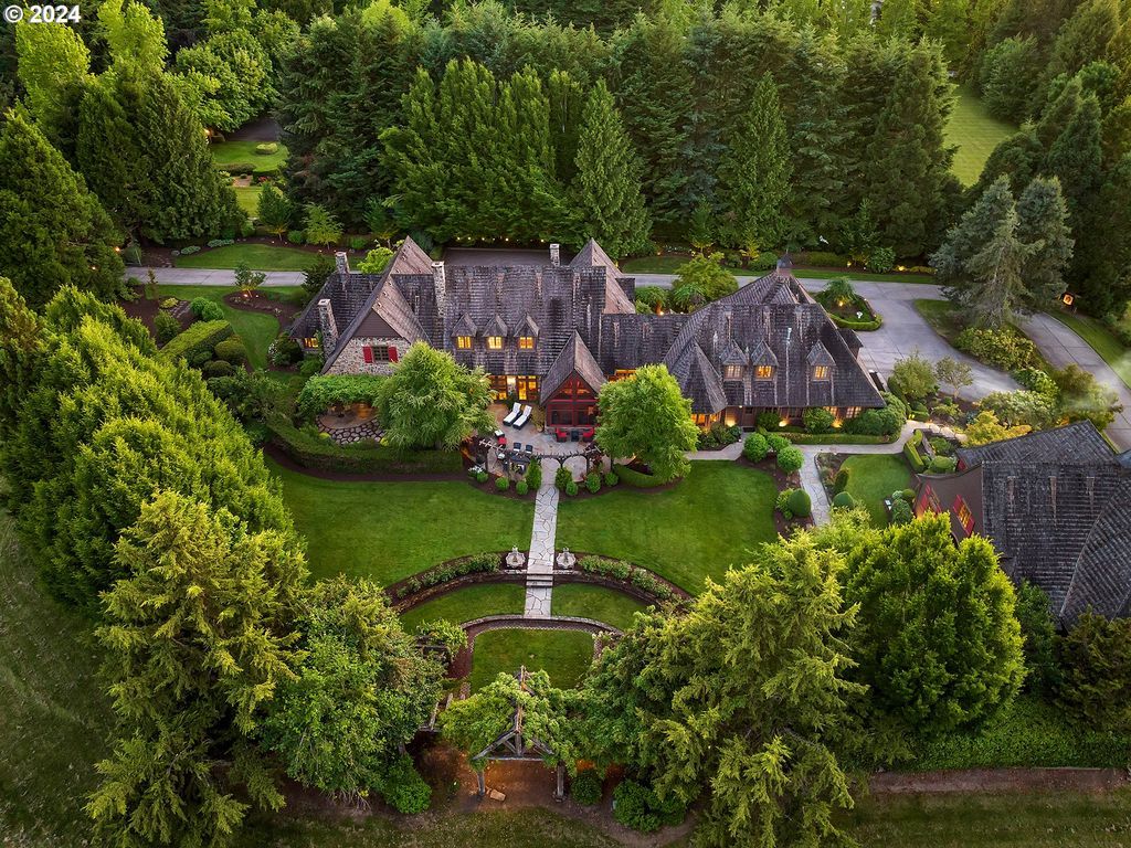 French Norman Inspired Estate in Oregon Designed by Portland Architect Jeffrey Miller Asking 4.5 Million 1