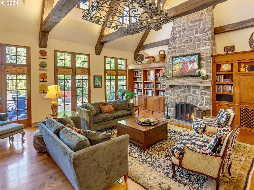 French Norman Inspired Estate in Oregon Designed by Portland Architect Jeffrey Miller Asking 4.5 Million 10