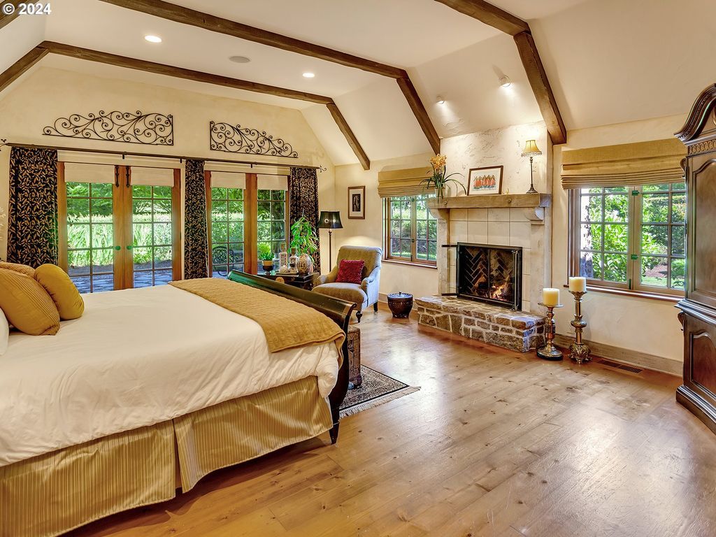French Norman Inspired Estate in Oregon Designed by Portland Architect Jeffrey Miller Asking 4.5 Million 18