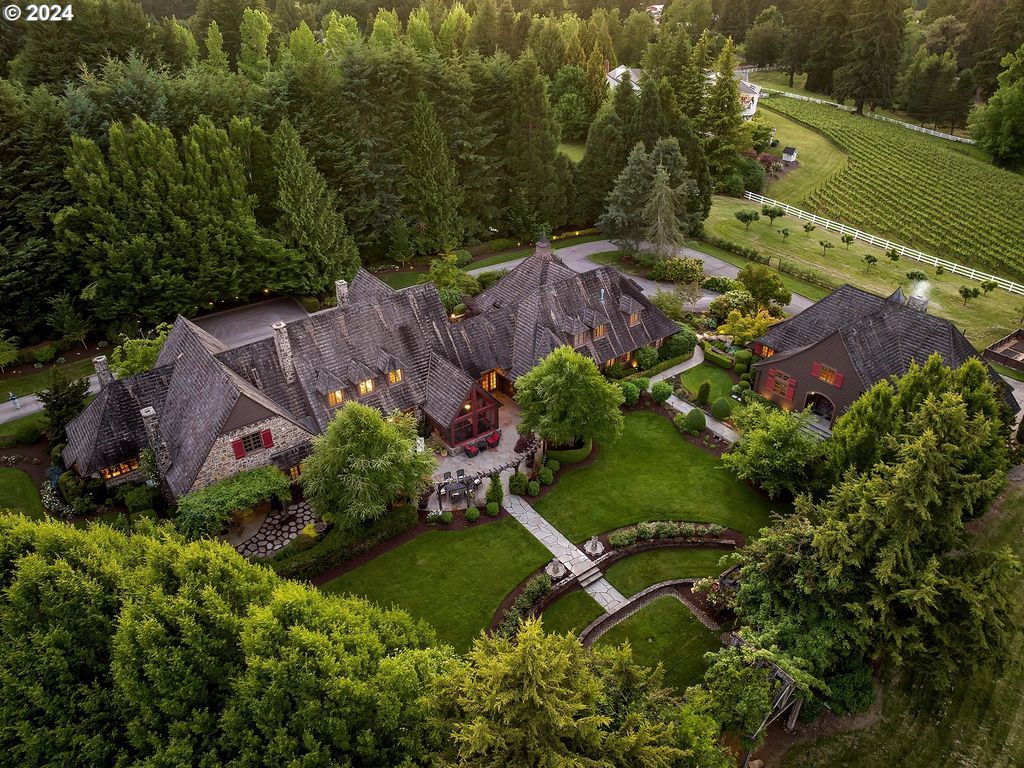 French Norman Inspired Estate in Oregon Designed by Portland Architect Jeffrey Miller Asking 4.5 Million 2