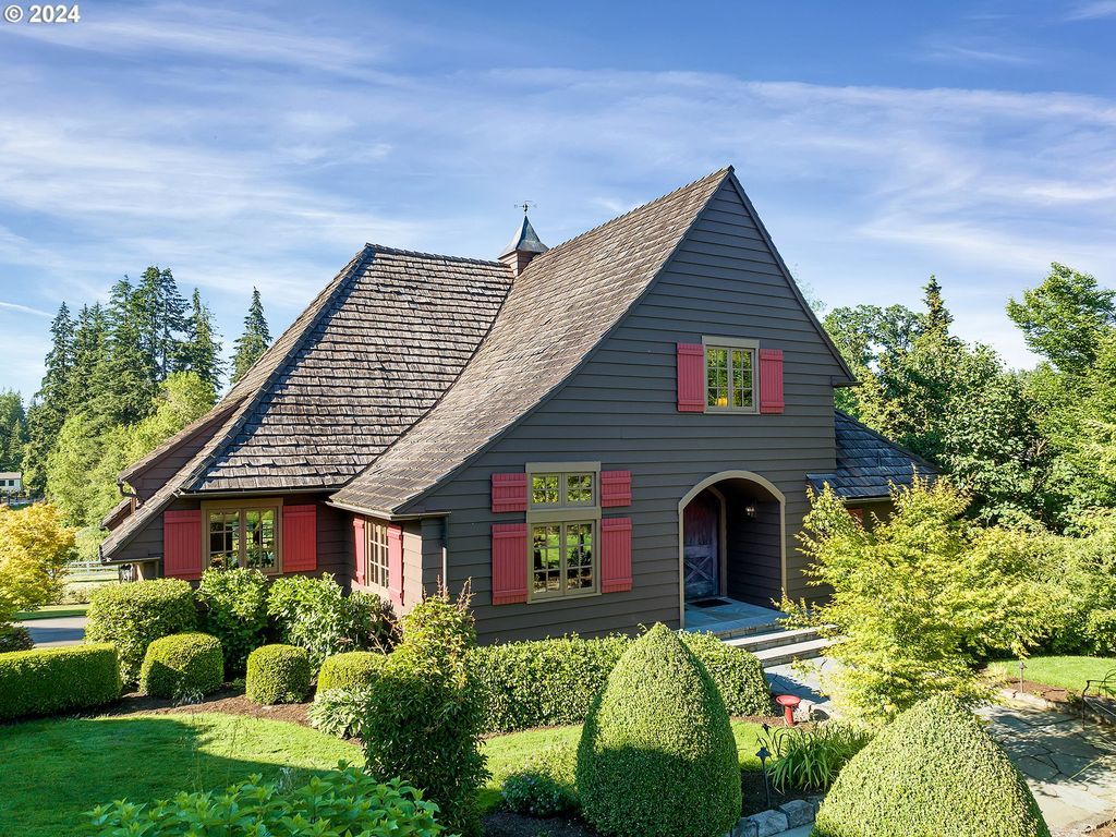 French Norman Inspired Estate in Oregon Designed by Portland Architect Jeffrey Miller Asking 4.5 Million 37