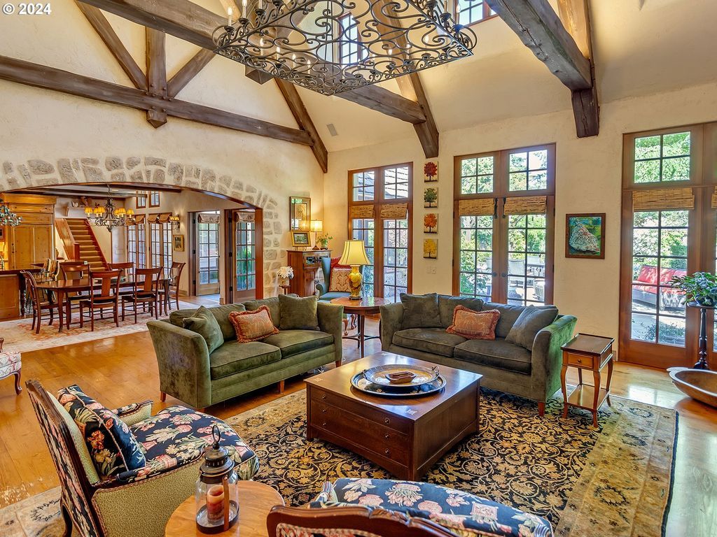 French Norman Inspired Estate in Oregon Designed by Portland Architect Jeffrey Miller Asking 4.5 Million 9