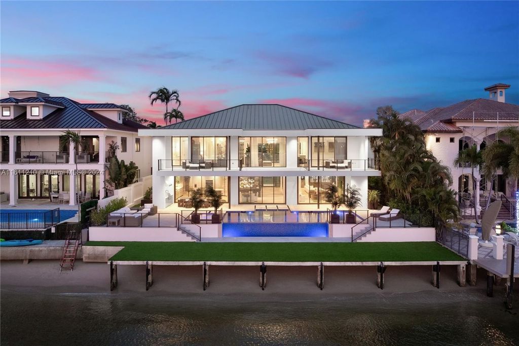 Discover your dream home at 1957 SE 21st Ave, Fort Lauderdale, Florida - a stunning new waterfront estate with ultra high-end finishes and designer furnishings.