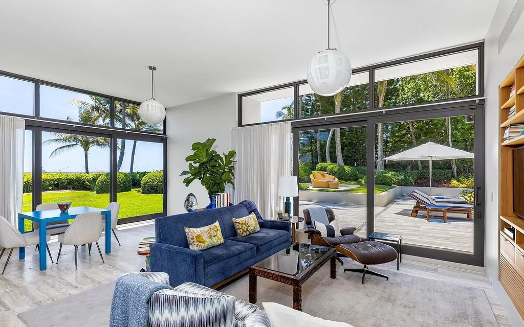 Welcome to an exquisite oceanfront estate located in the prestigious Palm Beach, Florida. This stunning property at 1446 N Ocean Blvd offers an unparalleled coastal living experience with 7 bedrooms and 5 bathrooms, spread across a luxurious 8,005 square feet of living space.