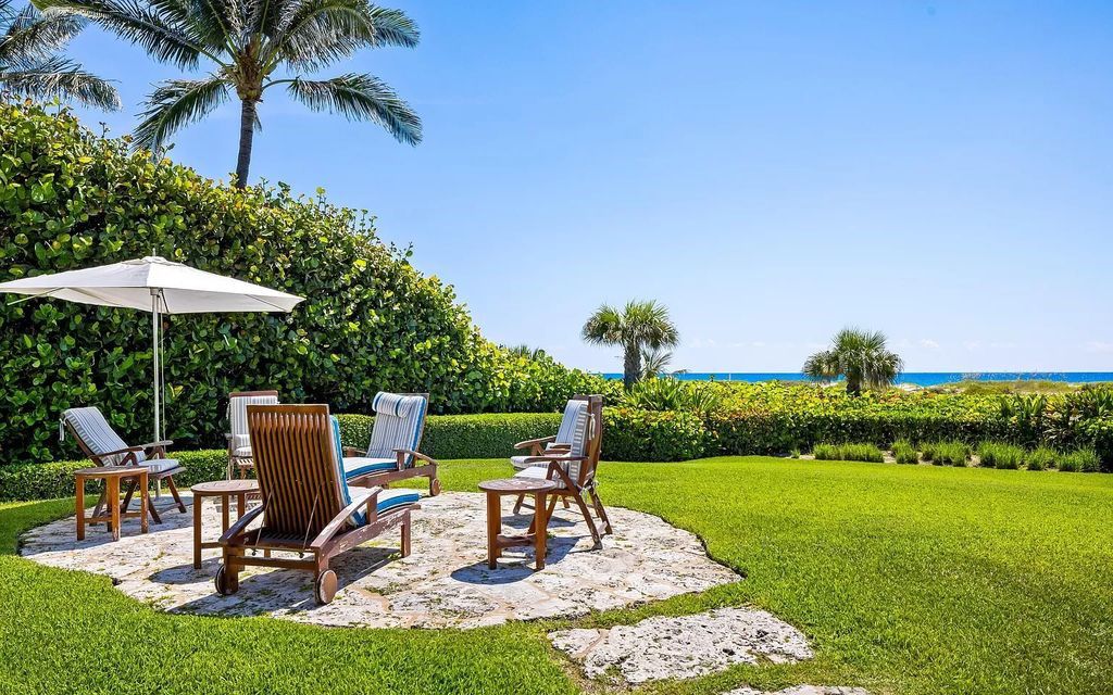 Welcome to an exquisite oceanfront estate located in the prestigious Palm Beach, Florida. This stunning property at 1446 N Ocean Blvd offers an unparalleled coastal living experience with 7 bedrooms and 5 bathrooms, spread across a luxurious 8,005 square feet of living space.