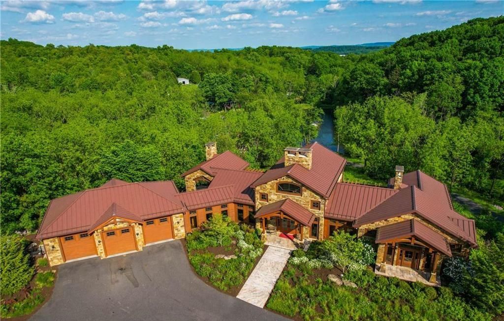 Magnificent Rustic Colorado Style Home in Pennsylvania with Rolling Hills and Woodlands Listed for 4.995 Million 1
