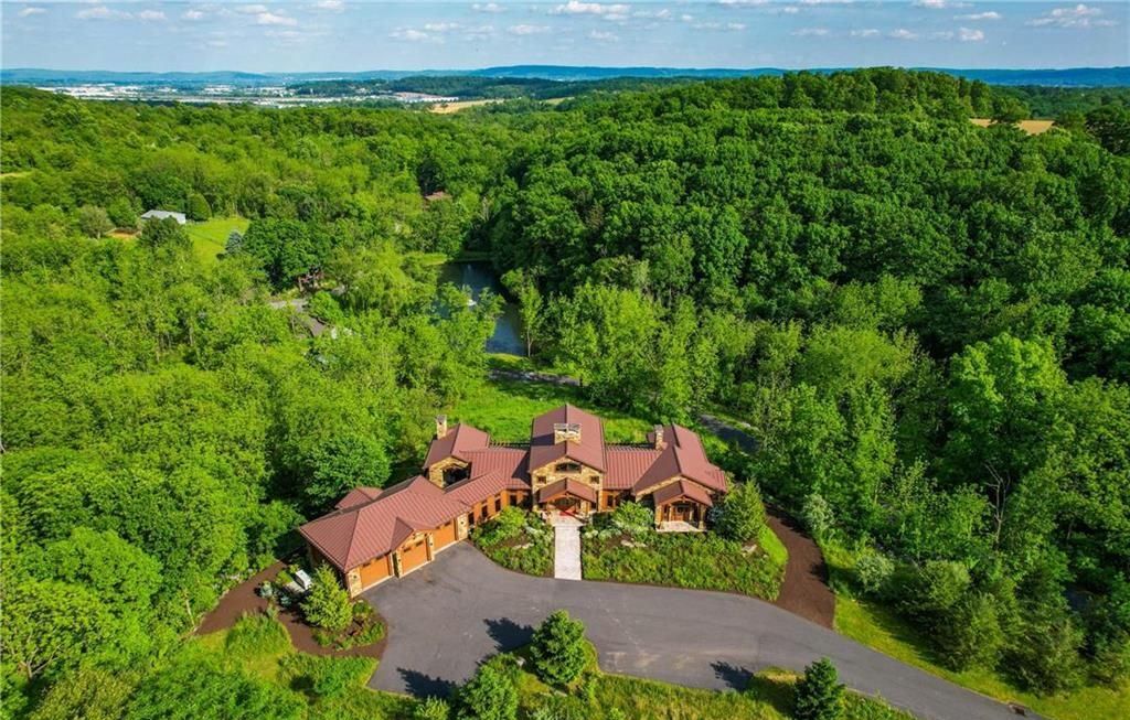 Magnificent Rustic Colorado Style Home in Pennsylvania with Rolling Hills and Woodlands Listed for 4.995 Million 2