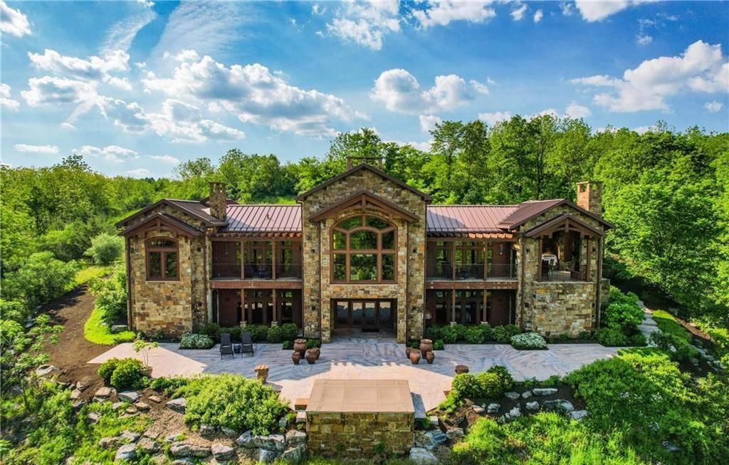 Magnificent Rustic Colorado Style Home in Pennsylvania with Rolling Hills and Woodlands Listed for 4.995 Million 6