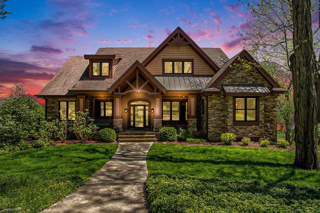 Stunning Indian Lakefront Estate in Michigan Listed for 3.95 Million Offers Unparalleled Comfort and Convenience 1