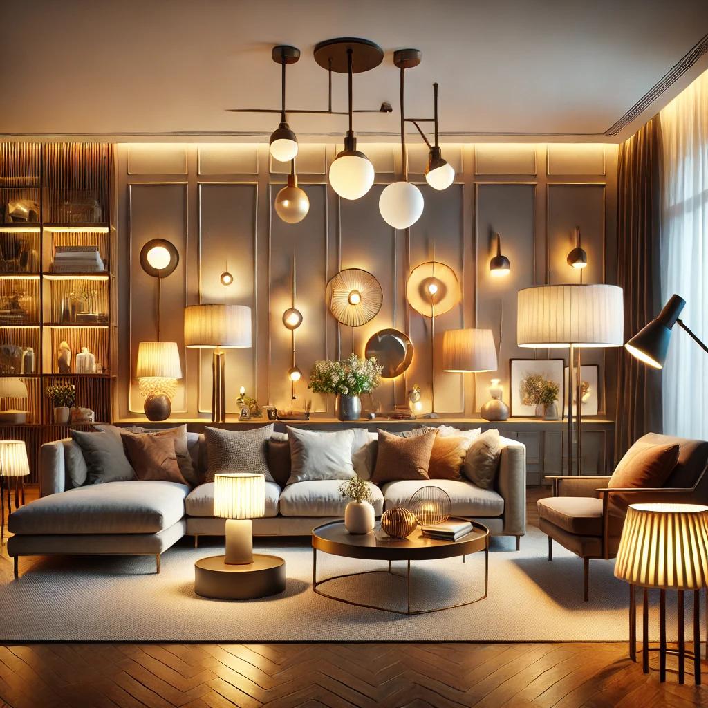 A contemporary living room showcasing the importan