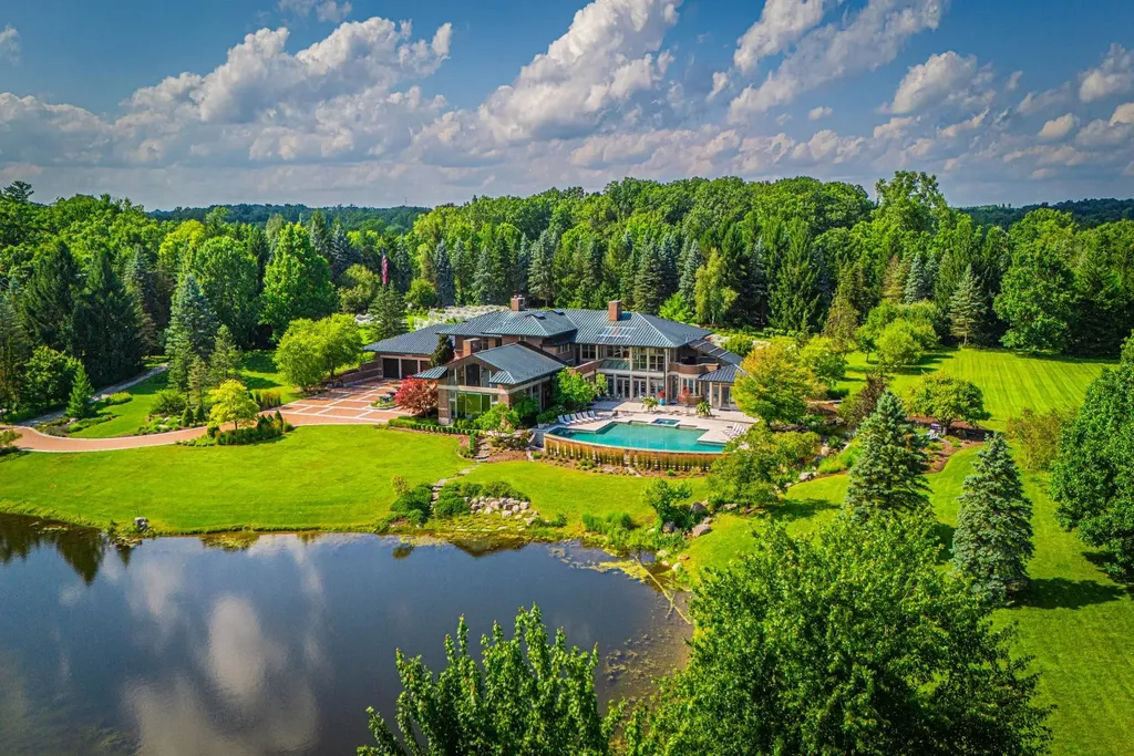 Beautiful W. Keith Owen Designed Home in Michigan Listed for 9.5 Million 1