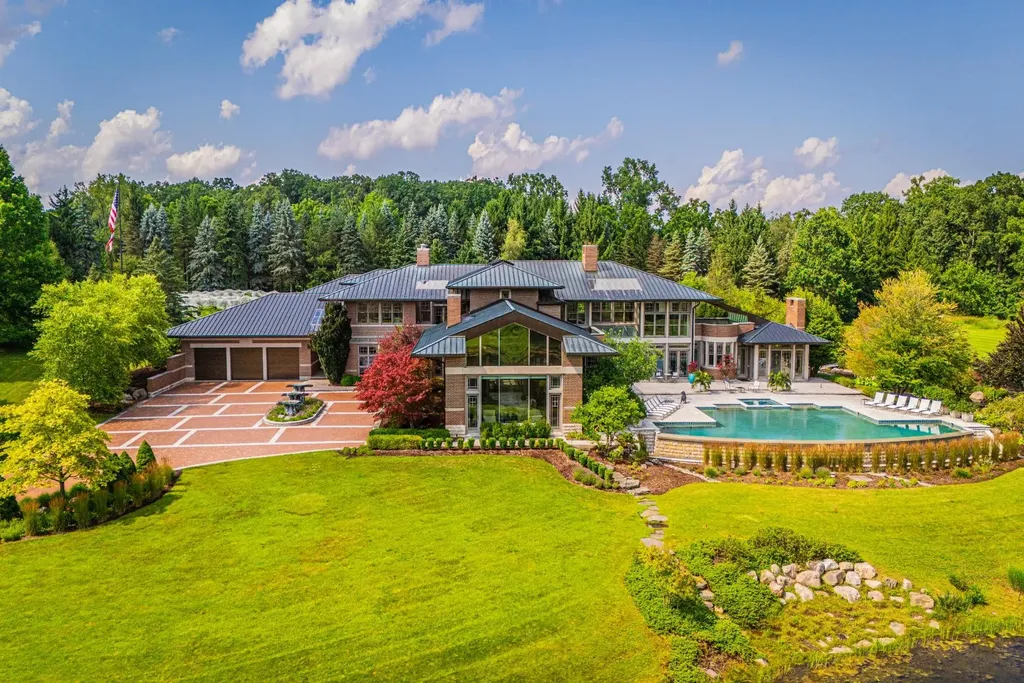 Beautiful W. Keith Owen Designed Home in Michigan Listed for 9.5 Million 2