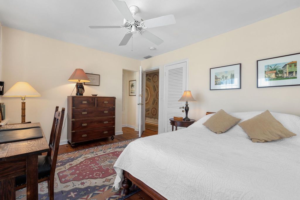 Discover luxury in the Florida Keys with this historic 5-bedroom, 5.5-bathroom home, situated at 400 South St, Key West, FL 33040. Adjacent to the iconic Southernmost Point buoy, this 4,008 square feet residence blends historic charm with modern amenities.