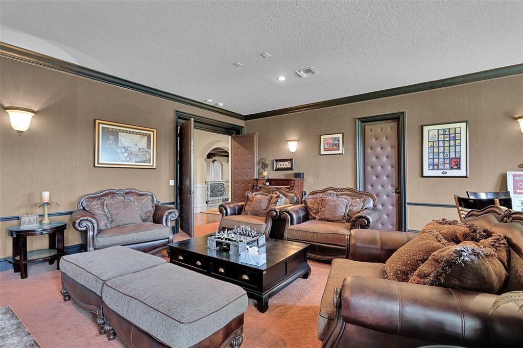 Nestled on 16 acres of meticulously landscaped grounds, this grand mansion boasts nearly 20,000 square feet of exquisitely designed living space.