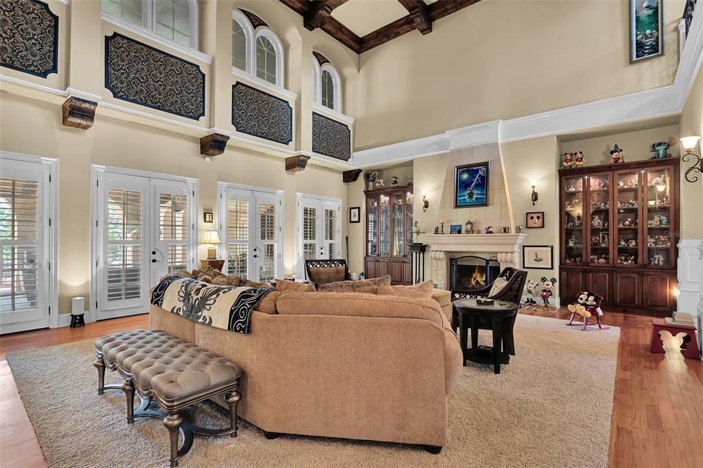 Nestled on 16 acres of meticulously landscaped grounds, this grand mansion boasts nearly 20,000 square feet of exquisitely designed living space.