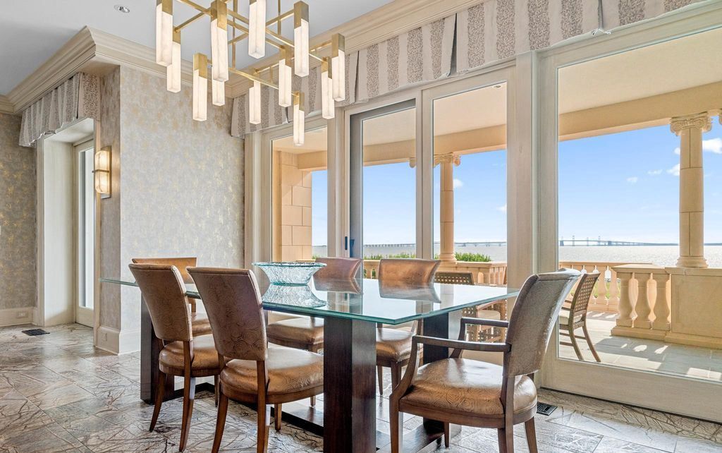 True Masterpiece Estate on 18 Acres in Maryland with Chesapeake Bay Bridge Views for 15.75 Million 15