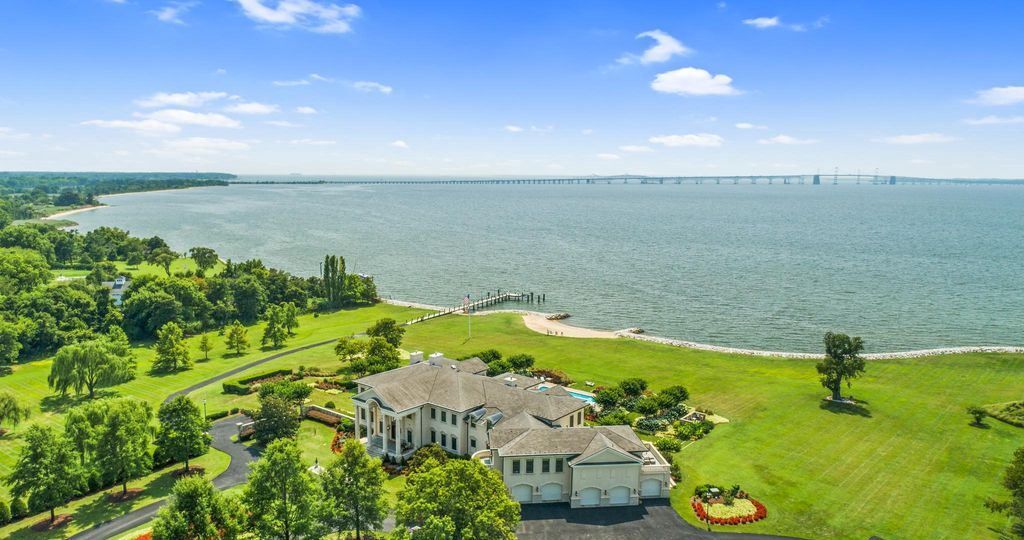 True Masterpiece Estate on 18 Acres in Maryland with Chesapeake Bay Bridge Views for 15.75 Million 39