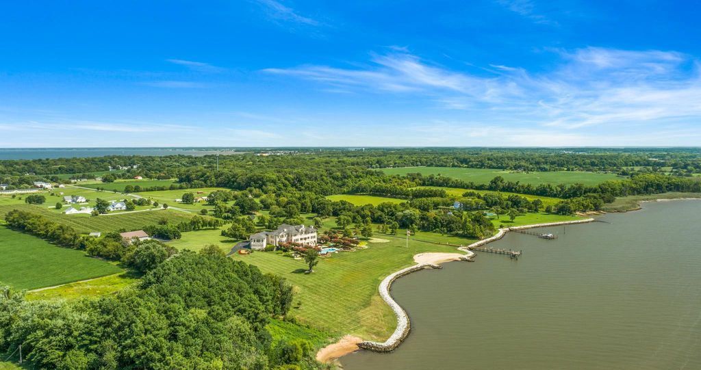 True Masterpiece Estate on 18 Acres in Maryland with Chesapeake Bay Bridge Views for 15.75 Million 42