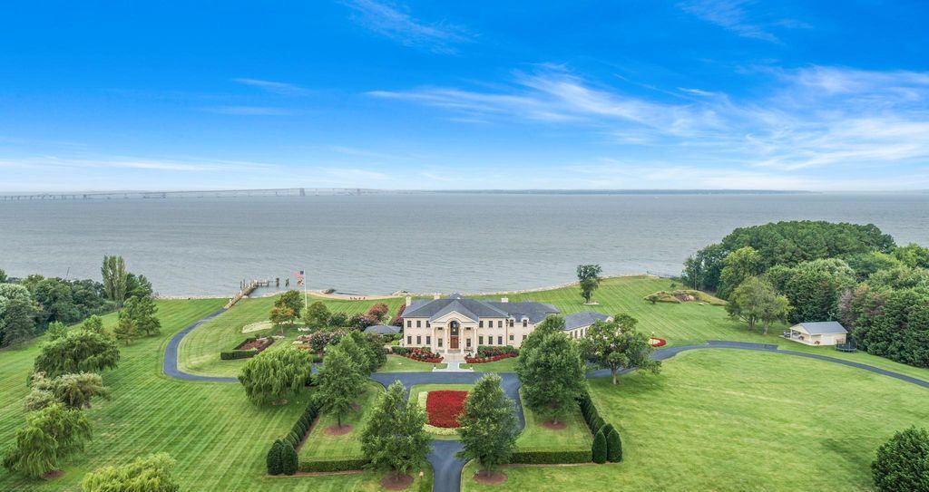 True Masterpiece Estate on 18 Acres in Maryland with Chesapeake Bay Bridge Views for 15.75 Million 50