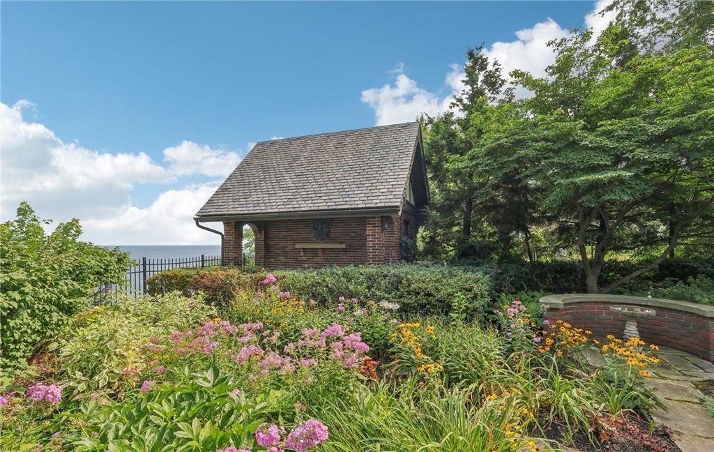1926 Architectural Marvel with Lake Erie Views Elegant Gardens for 4.25 Million in Ohio 43