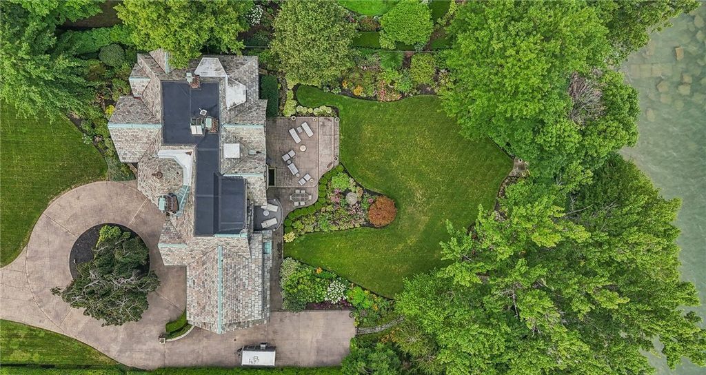 1926 Architectural Marvel with Lake Erie Views Elegant Gardens for 4.25 Million in Ohio 45