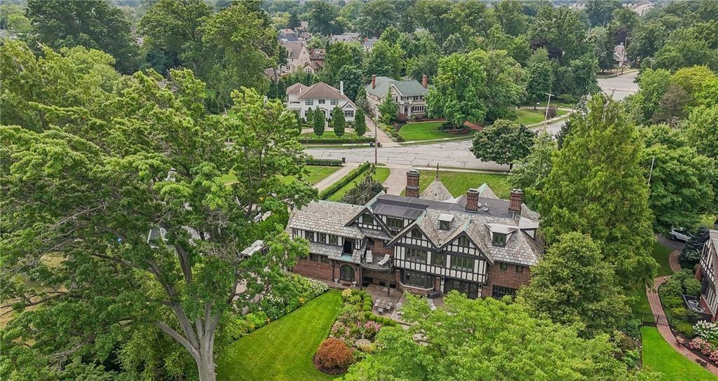 1926 Architectural Marvel with Lake Erie Views Elegant Gardens for 4.25 Million in Ohio 47