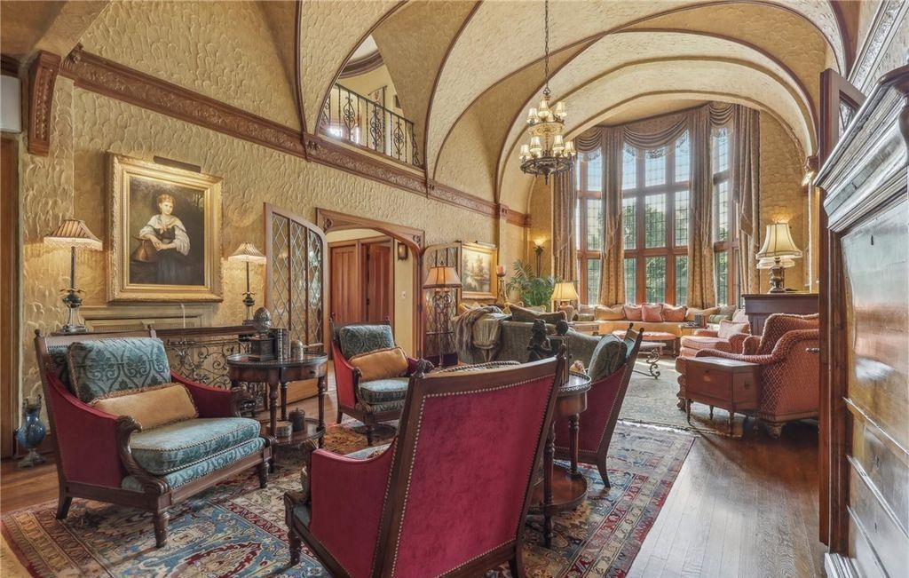 1926 Architectural Marvel with Lake Erie Views Elegant Gardens for 4.25 Million in Ohio 6