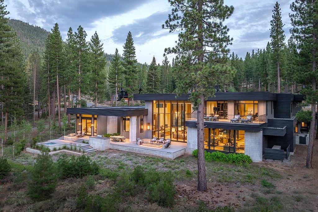 Mountain Modern Masterpiece Martis Camp Estate with Golf Course Views Listed for 25 Million 2