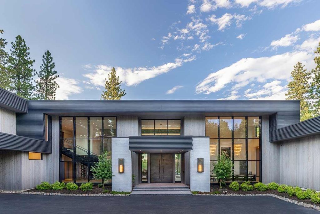 Mountain Modern Masterpiece Martis Camp Estate with Golf Course Views Listed for 25 Million 3