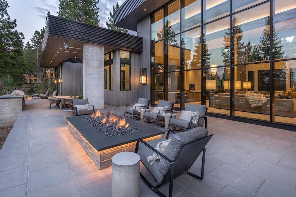 Mountain Modern Masterpiece Martis Camp Estate with Golf Course Views Listed for 25 Million 6