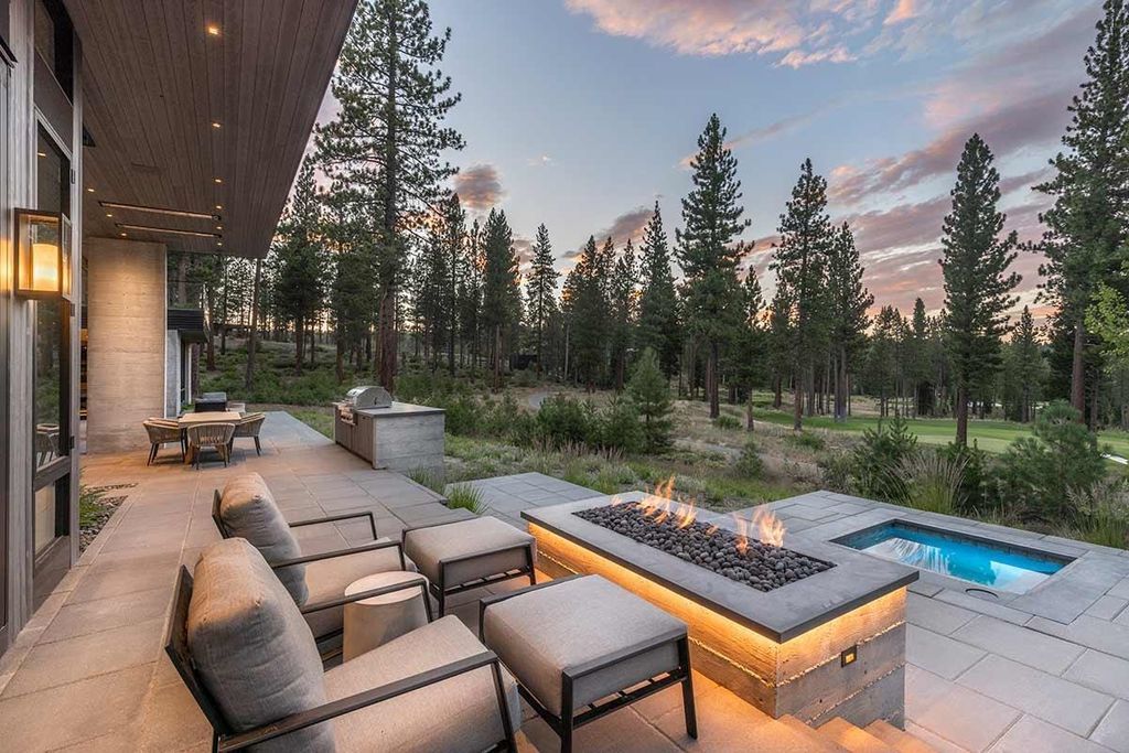 Mountain Modern Masterpiece Martis Camp Estate with Golf Course Views Listed for 25 Million 7