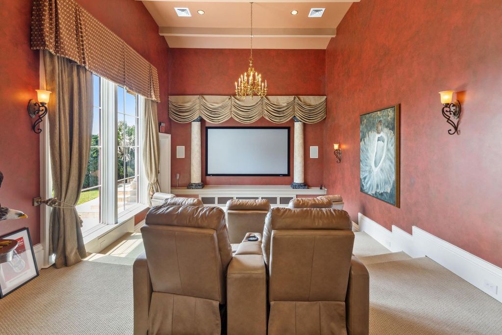 Featured on HGTV's Extreme Homes, this Tuscan-inspired masterpiece sits on a sprawling 1.87-acre lot, boasting over 400 feet of stunning water frontage along Choctawhatchee Bay and Jones Bayou.