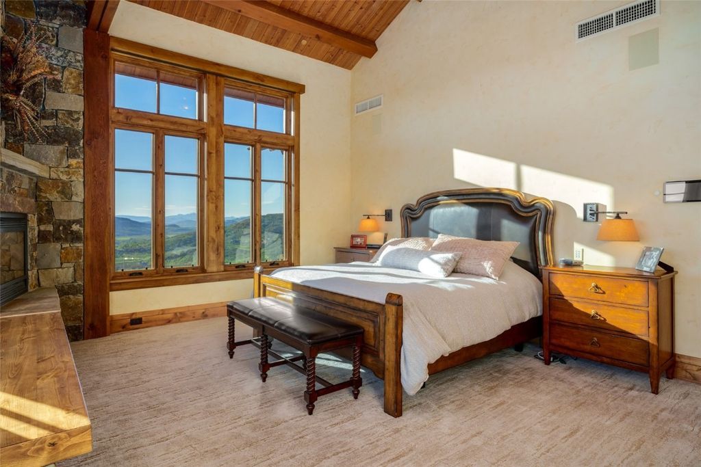 Spectacular Home in Alpine Mountain Ranch with Classic Timber Frame Construction Listed for 12.75 Million 17