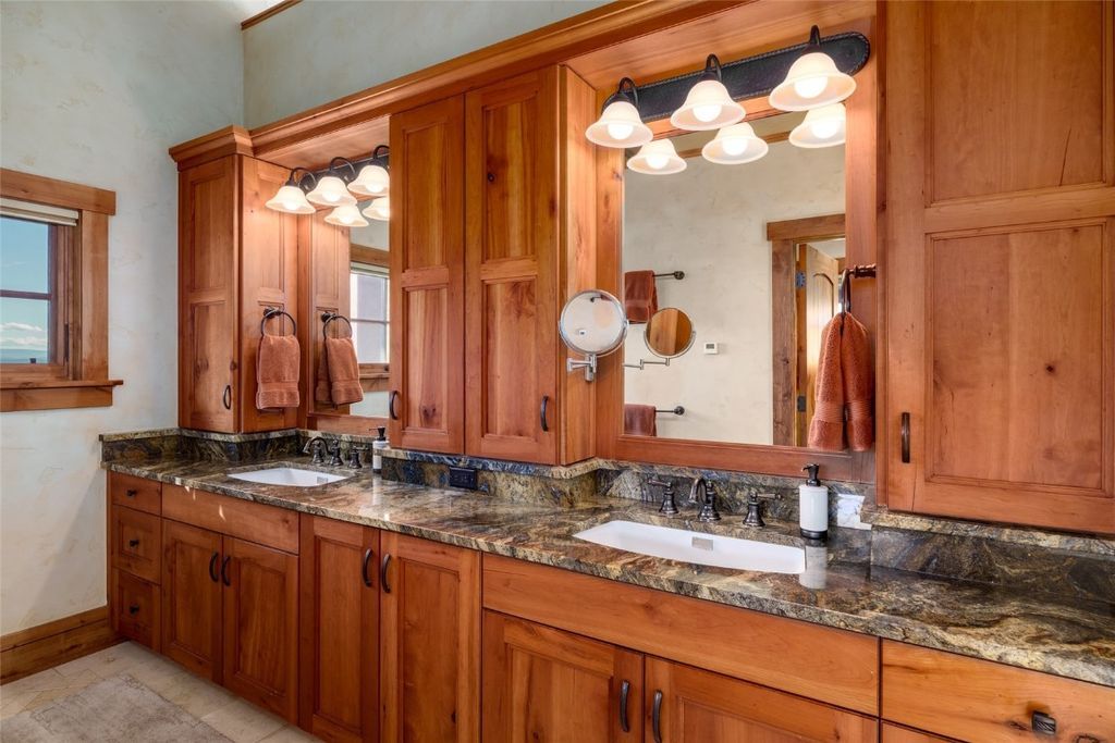 Spectacular Home in Alpine Mountain Ranch with Classic Timber Frame Construction Listed for 12.75 Million 21