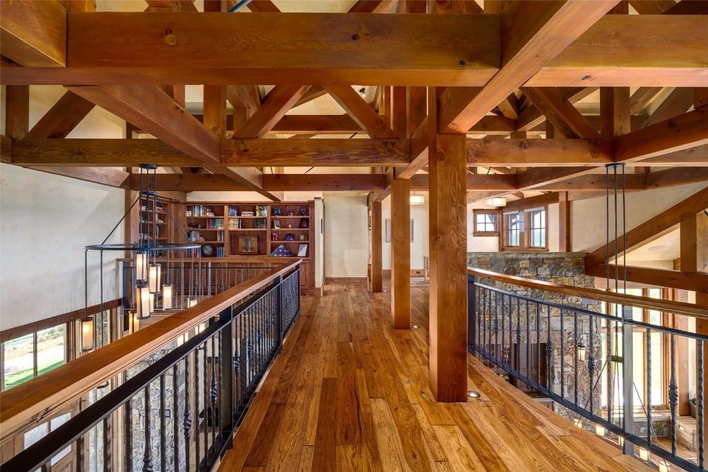 Spectacular Home in Alpine Mountain Ranch with Classic Timber Frame Construction Listed for 12.75 Million 23