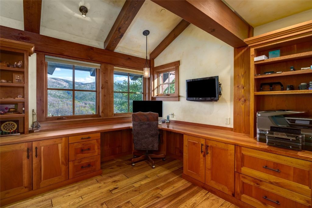 Spectacular Home in Alpine Mountain Ranch with Classic Timber Frame Construction Listed for 12.75 Million 24