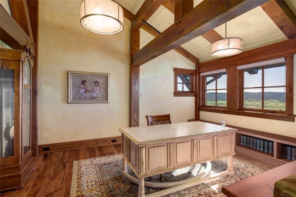 Spectacular Home in Alpine Mountain Ranch with Classic Timber Frame Construction Listed for 12.75 Million 25