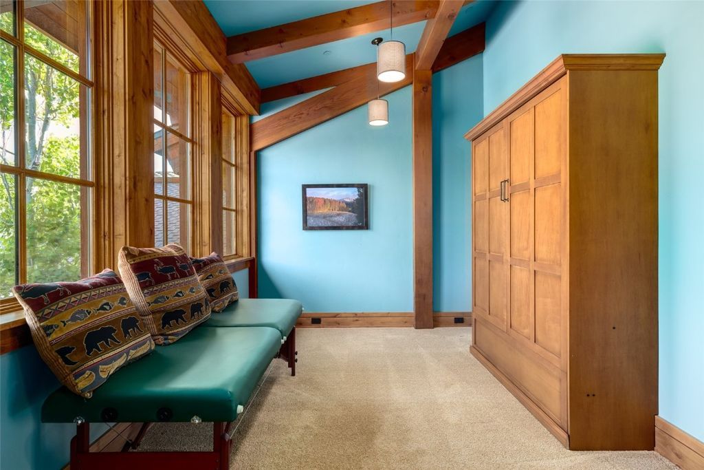 Spectacular Home in Alpine Mountain Ranch with Classic Timber Frame Construction Listed for 12.75 Million 29