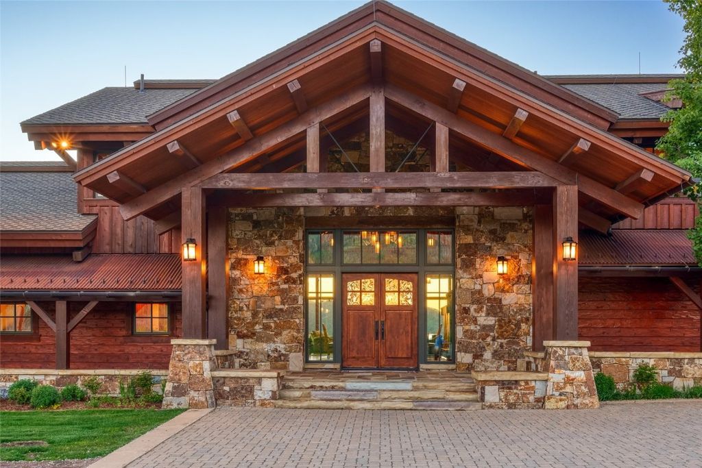 Spectacular Home in Alpine Mountain Ranch with Classic Timber Frame Construction Listed for 12.75 Million 3